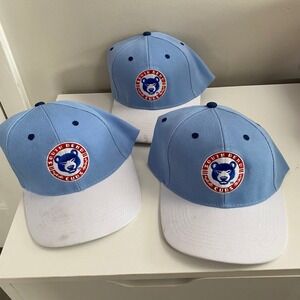 South Bend Cubs Baseball Cap Men OS Blue White MLB Hat Lot of 3